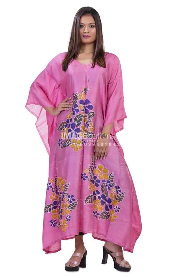 Hand Batik Modal Silk Dress