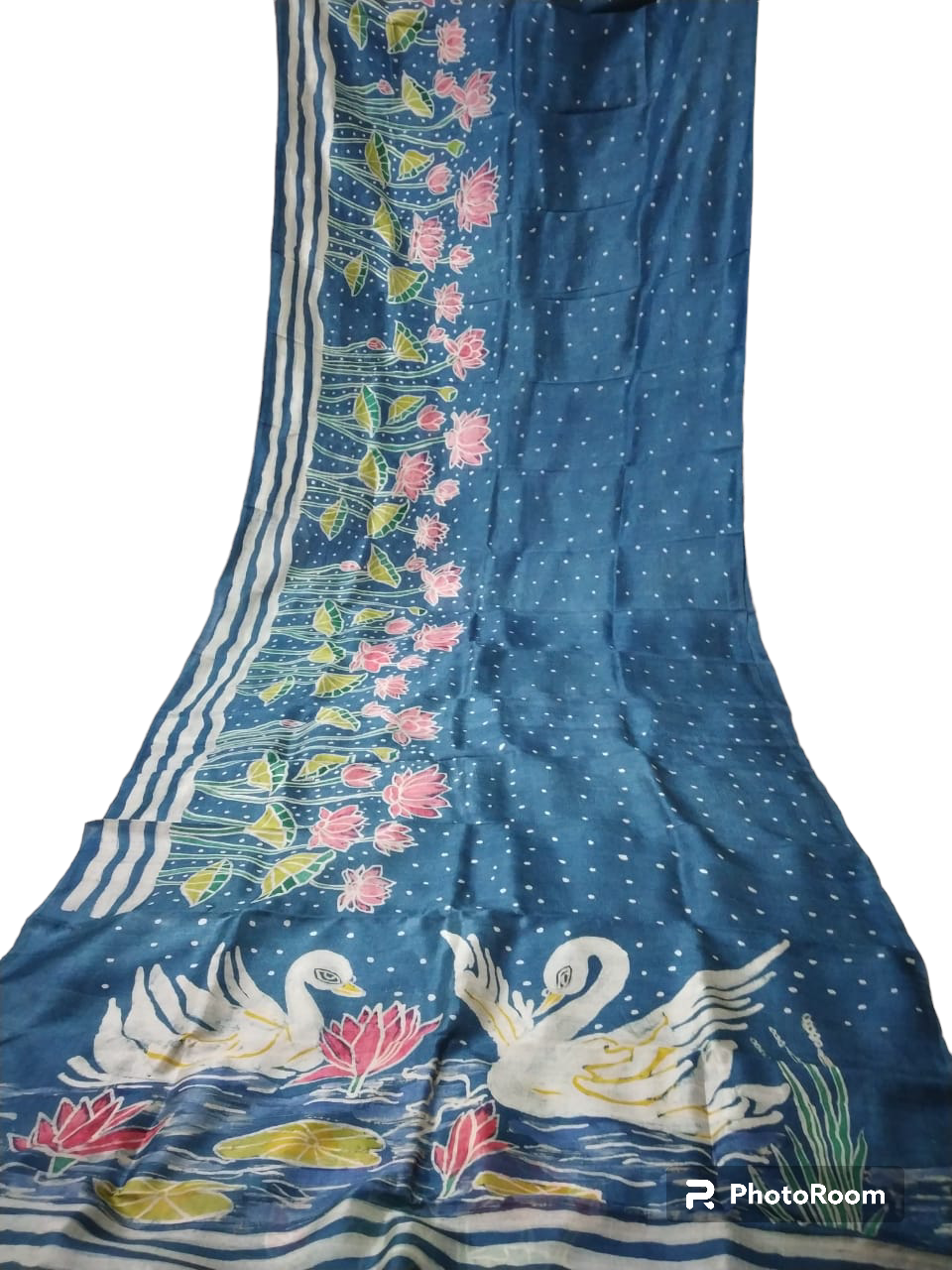 Hand Batik Silk Saree